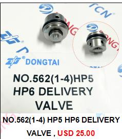 NO.562(1-4) HP5 HP6 DELIVERY VALVE